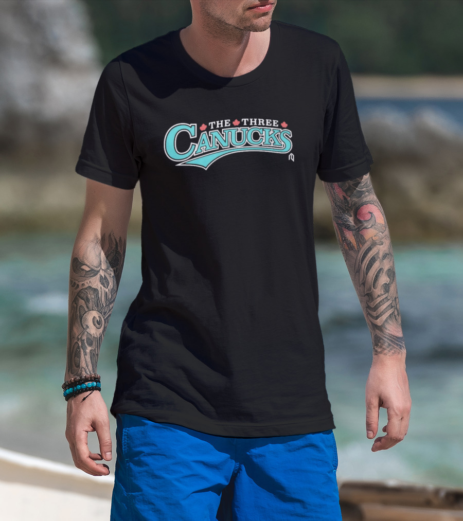 Marlins The Three Canucks Retro Style Canadian T-Shirt