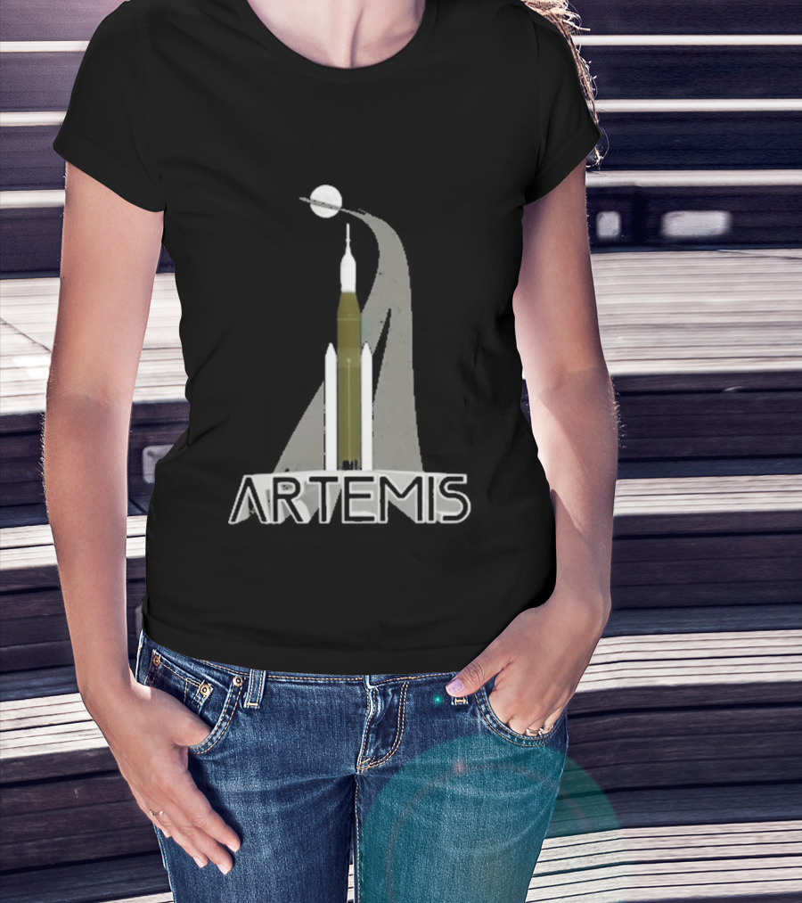 Nasa Artemis II Rocket Launch Space Exploration Mission T-Shirt