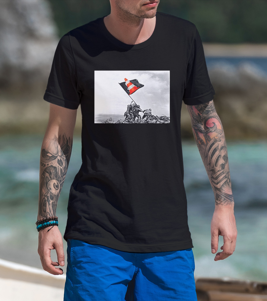 Pittsburgh Pirates Win Their First Series Traffic Cone Flag T-Shirt