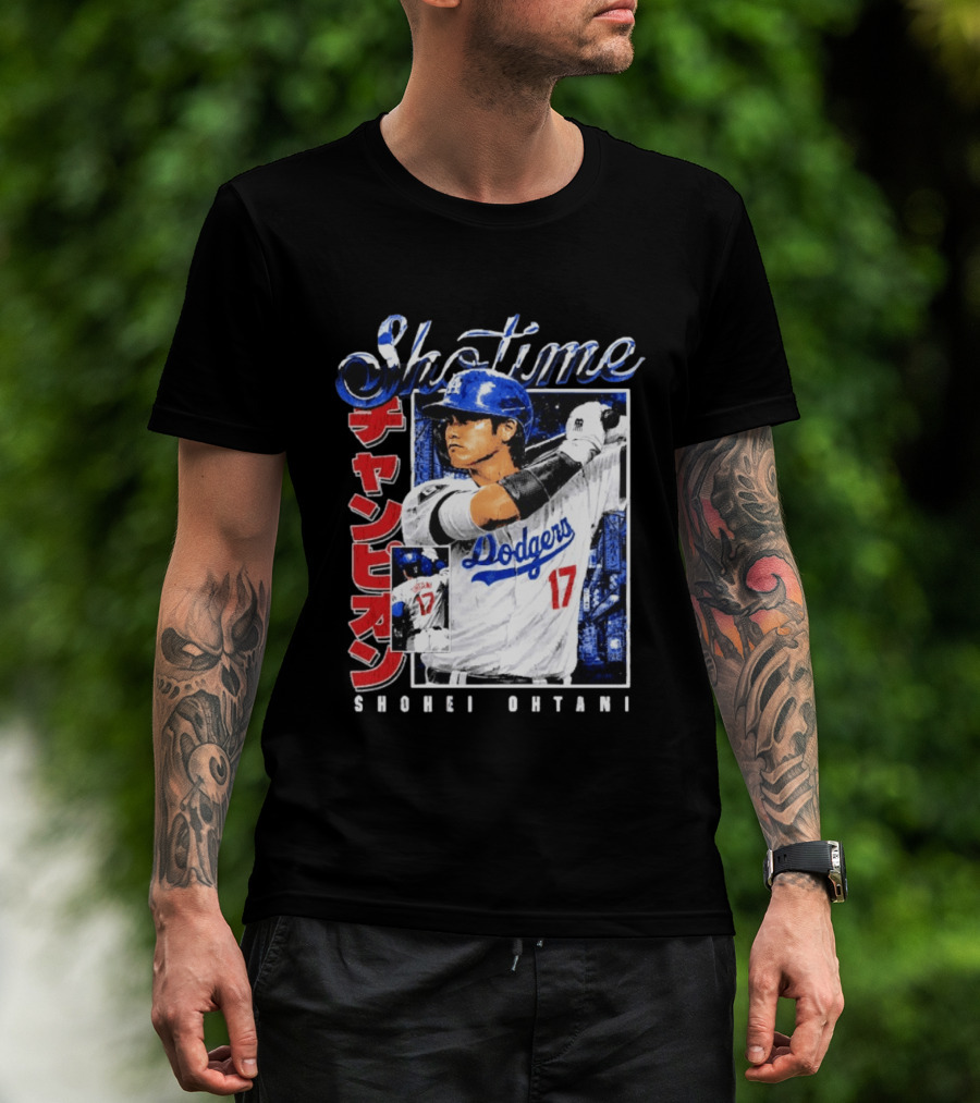 Sho Time Shohei Ohtani Dodgers 17 Baseball Sportswear T-Shirt