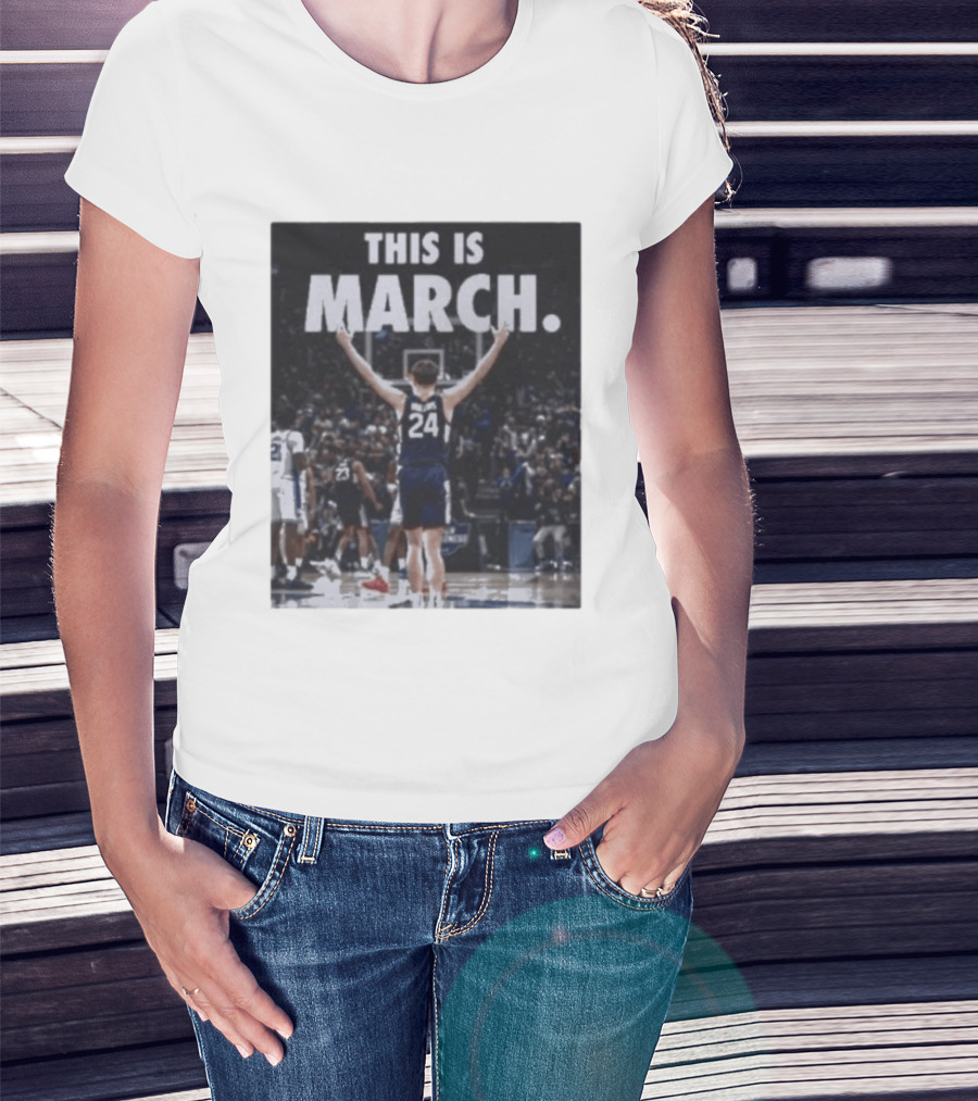 This Is March Braylon Mullins The Shot Uconn Clutch Basketball Moment T-Shirt