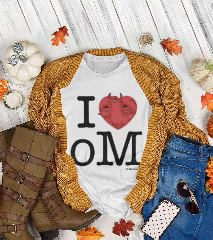 Polyvinyl Records Of Montreal I Love Om Heart Tomato Face T-Shirt