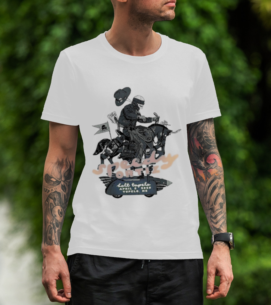 Speedy Ortiz Concert April 3 2026 Tupelo Bolt Event T-Shirt