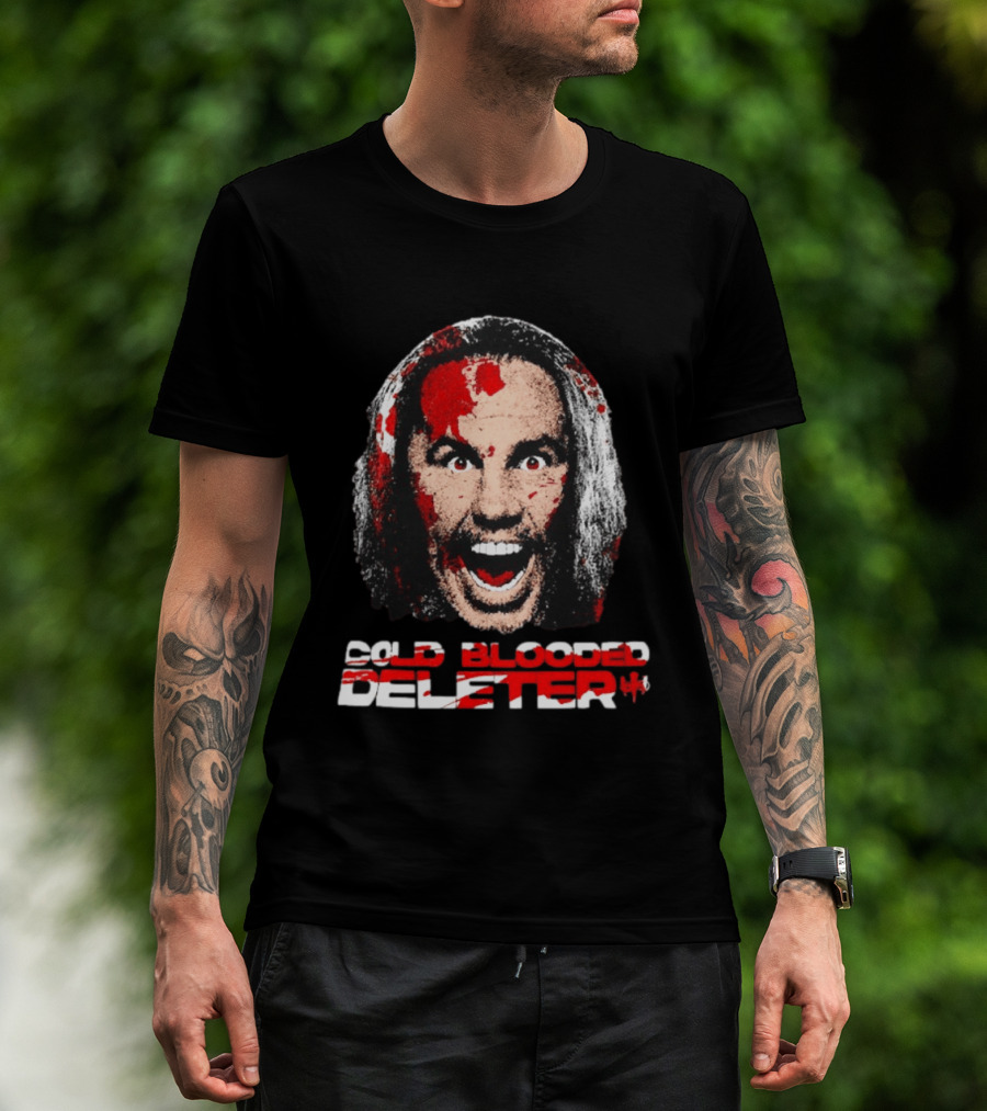 TNA Wrestling Matt Hardy Cold Blooded Deleter Face Paint T-Shirt