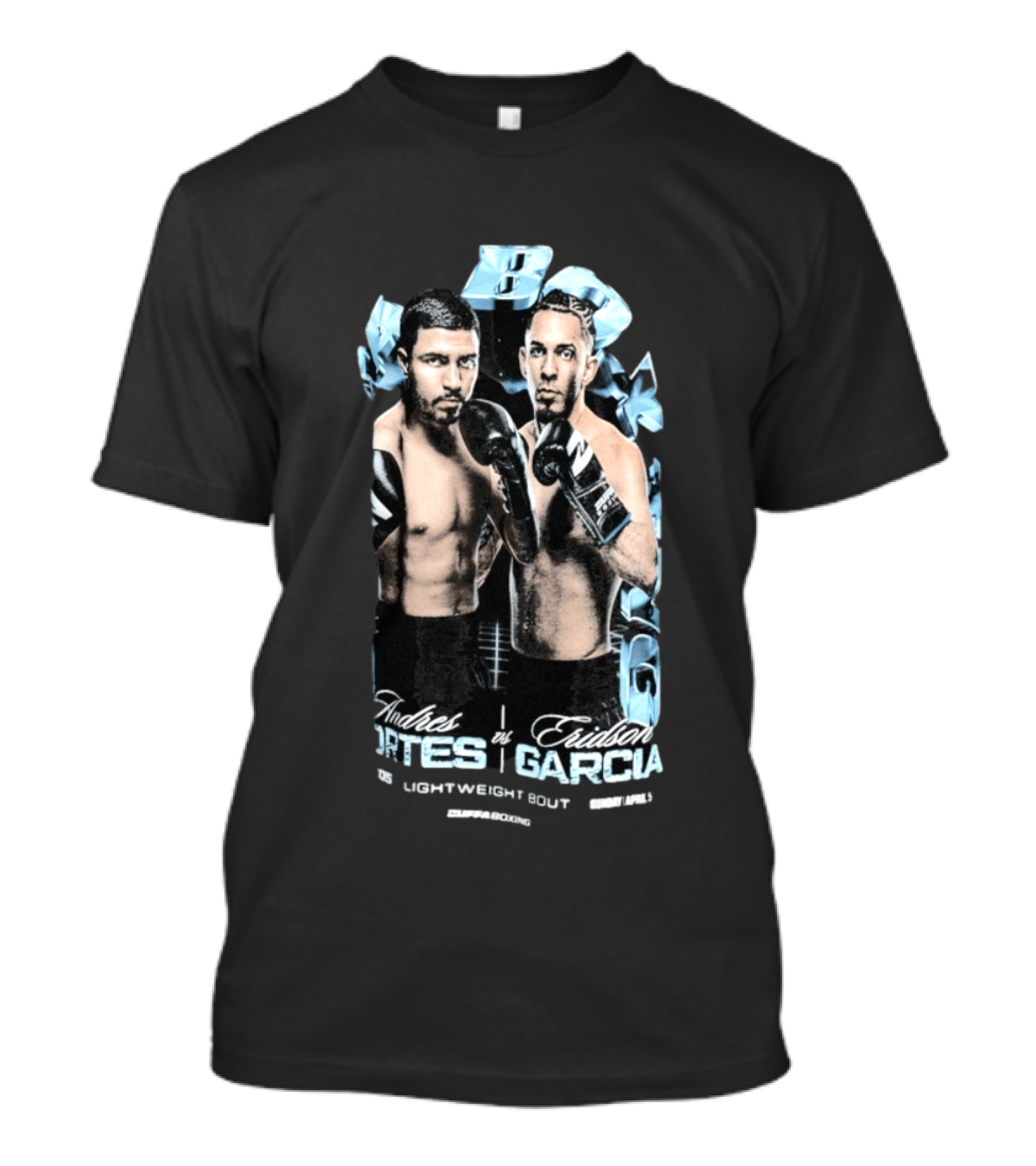 Zuffa Boxing Andres Cortez Vs Eridson Garcia Zo5 Lightweight Bout Showdown T-Shirt