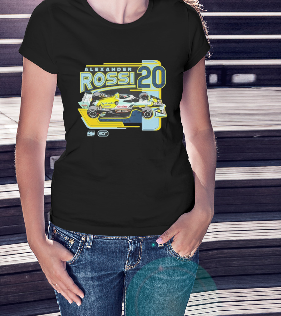 Alexander Rossi 2026 Splenda Sunfast Lava House Car ECR Racing 20 T-Shirt