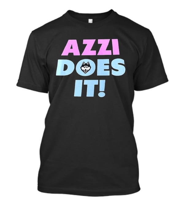 Azzi Does It UConn Huskies T-Shirt