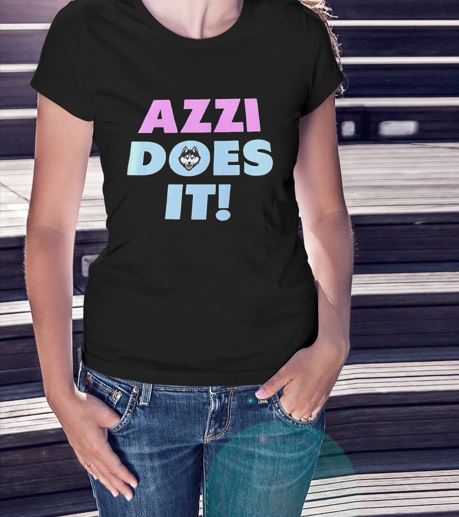 Azzi Does It UConn Huskies T-Shirt