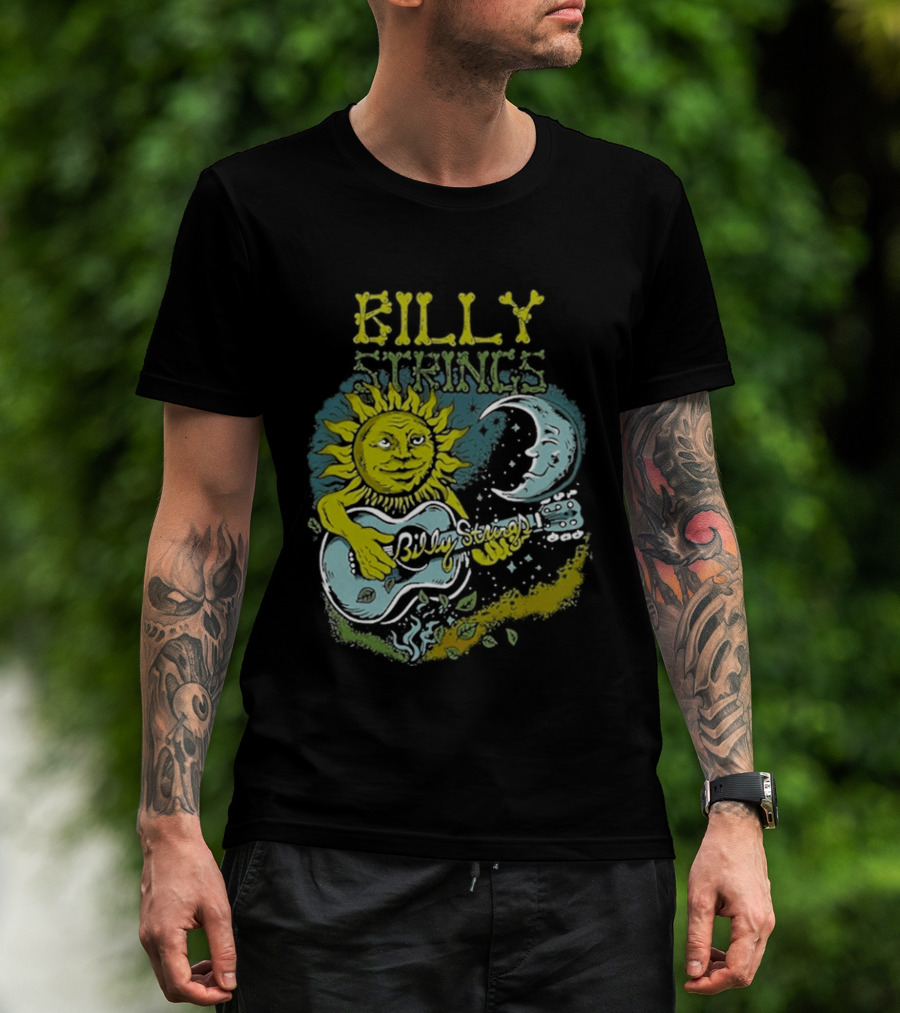 Billy Strings Sun And Moon Guitar T-Shirt