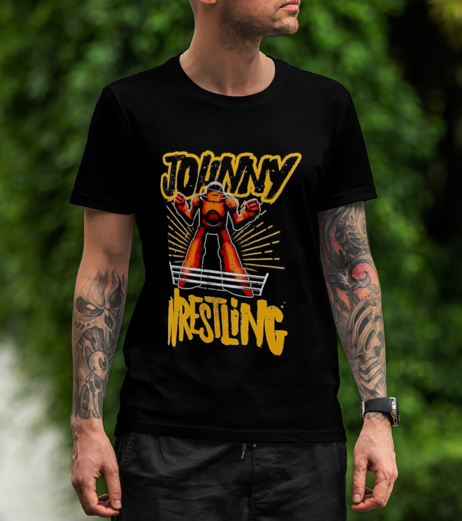 Johnny Gargano Wrestling Robot T-Shirt