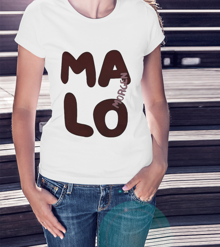 Malo Morgen Balkan Textual T-Shirt