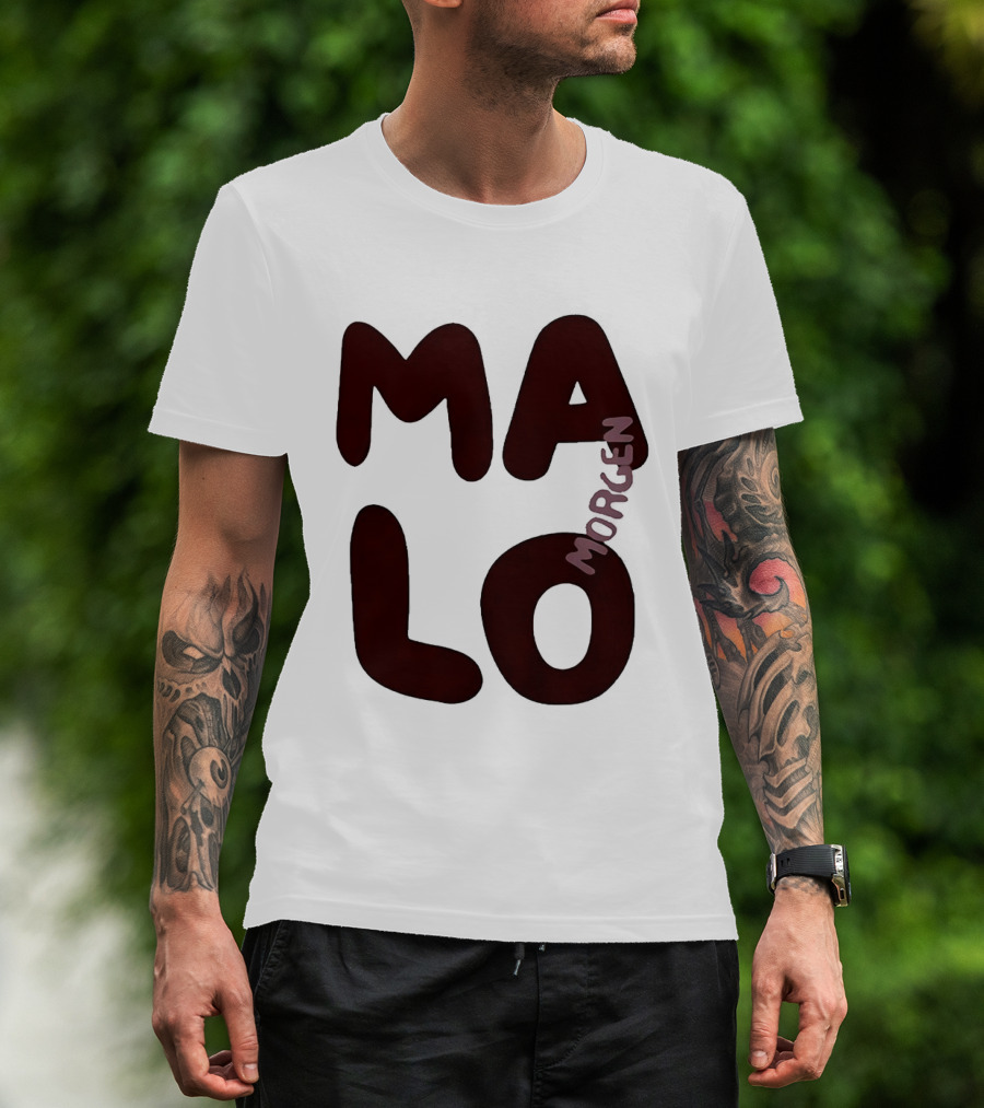 Malo Morgen Balkan Textual T-Shirt
