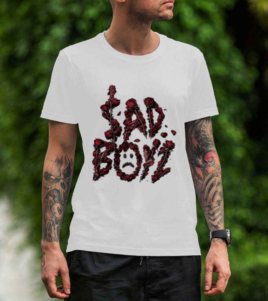 Sad Boyz Rose Petals Face T-Shirt