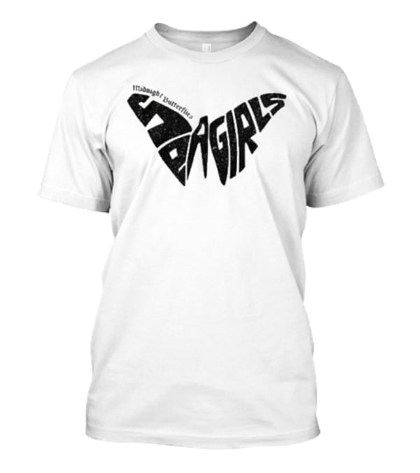 Sea Girls Butterfly White Winged T-Shirt