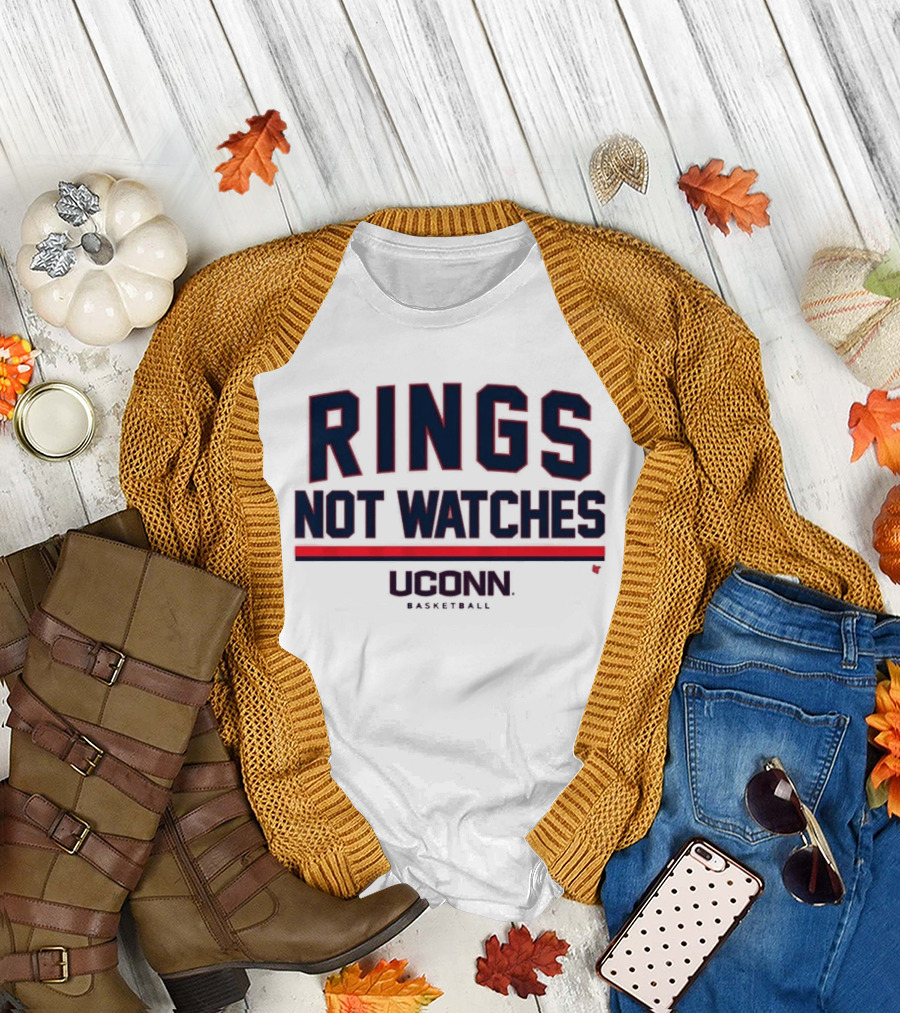UConn Basketball Rings Not es T-Shirt