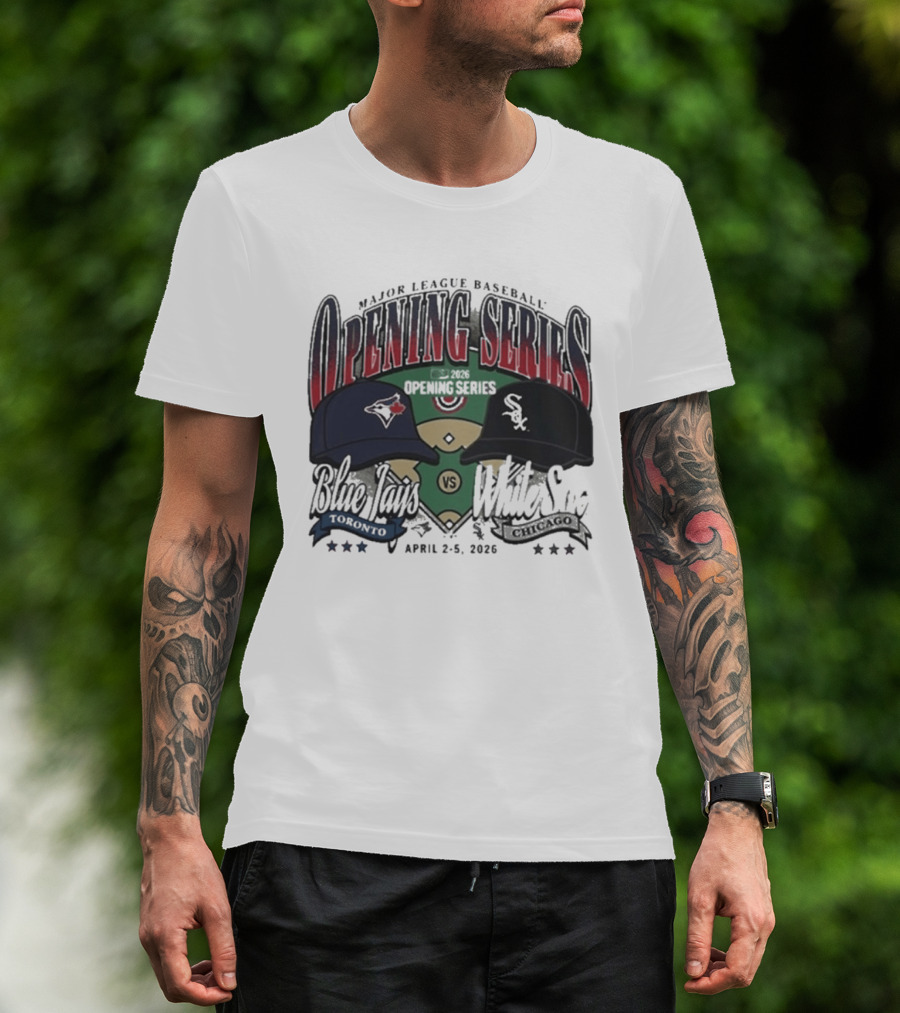 Major League Baseball Opening Series Blue Jays Vs White Sox April 2 5 2026 T-Shirt
