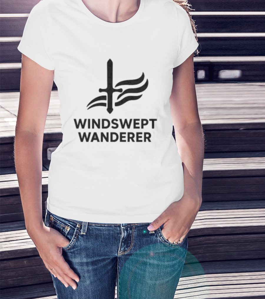 Windswept Wanderer Sword Grace Wuxia T-Shirt