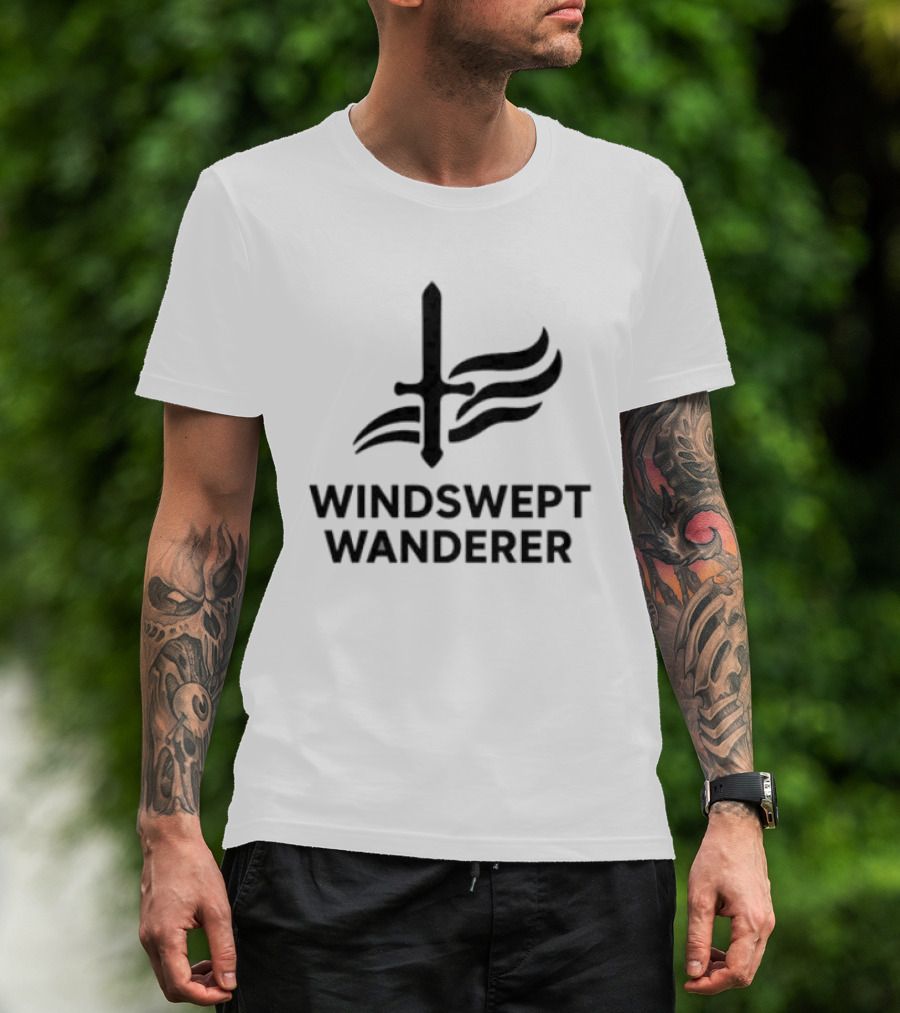 Windswept Wanderer Sword Grace Wuxia T-Shirt