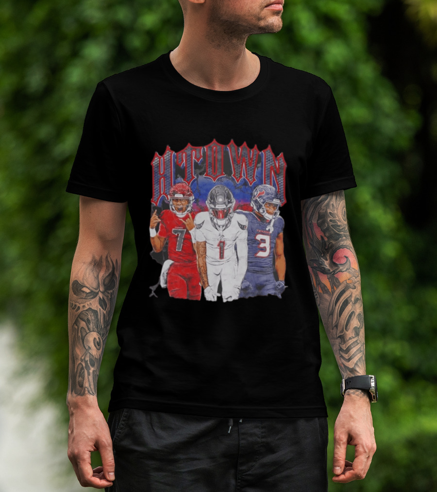 CJ Stroud Tank Dell Kamari Lassiter Houston Texans H TOWN 713 T-Shirt