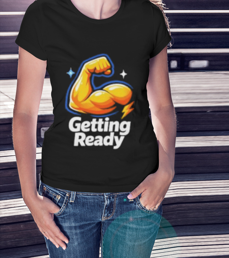 Cristiano Ronaldo Getting Ready Strong Arm Emoji T-Shirt