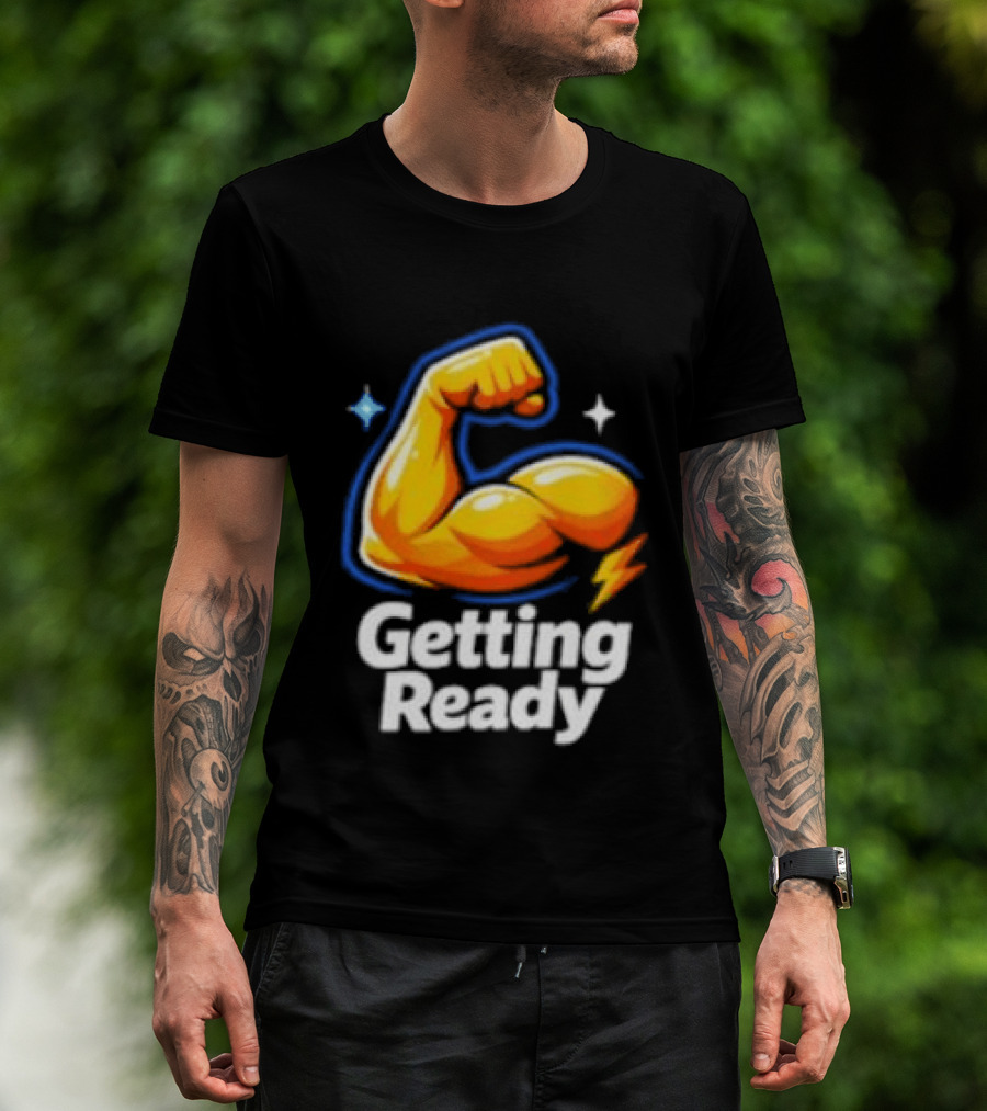 Cristiano Ronaldo Getting Ready Strong Arm Emoji T-Shirt