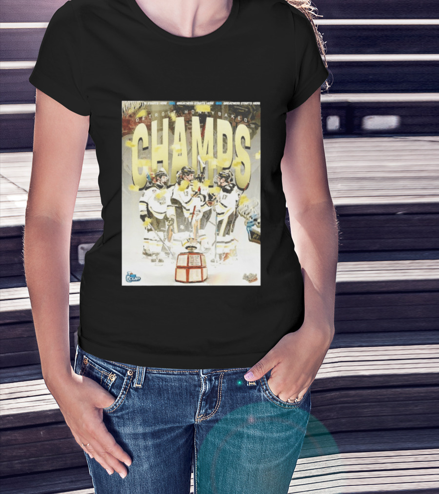 Detroit Honeybaked OHL Cup Champs 2026 Celebration T-Shirt