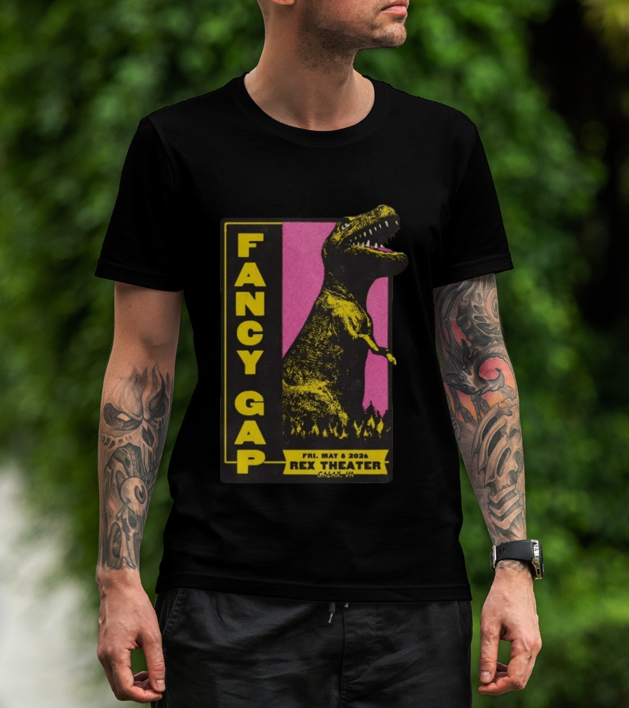Fancy Gap Rex Theater Dinosaur Galax VA May 6 2026 T-Shirt