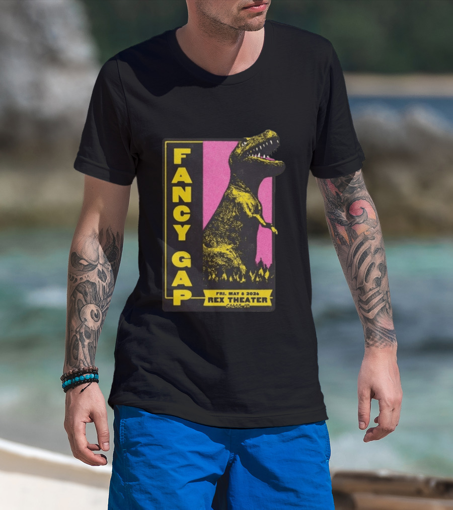 Fancy Gap Rex Theater Dinosaur Galax VA May 6 2026 T-Shirt