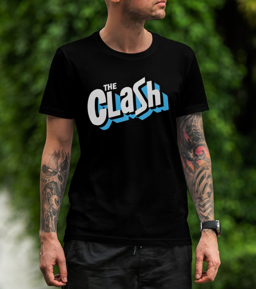The Clash White And Blue T-Shirt