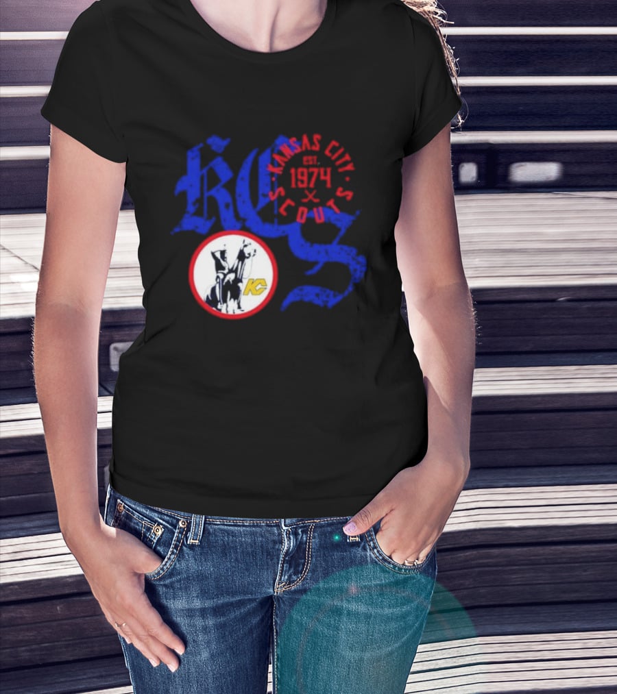 Kansas City Scouts 1974 Retro KC NHL Scouts T-Shirt
