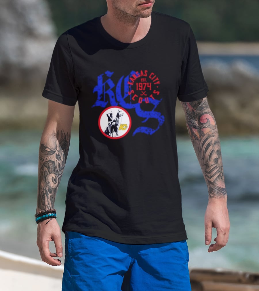 Kansas City Scouts 1974 Retro KC NHL Scouts T-Shirt
