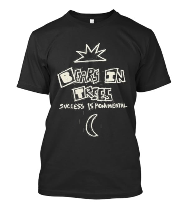 Sunset Bears In Trees Monumental Moon T-Shirt