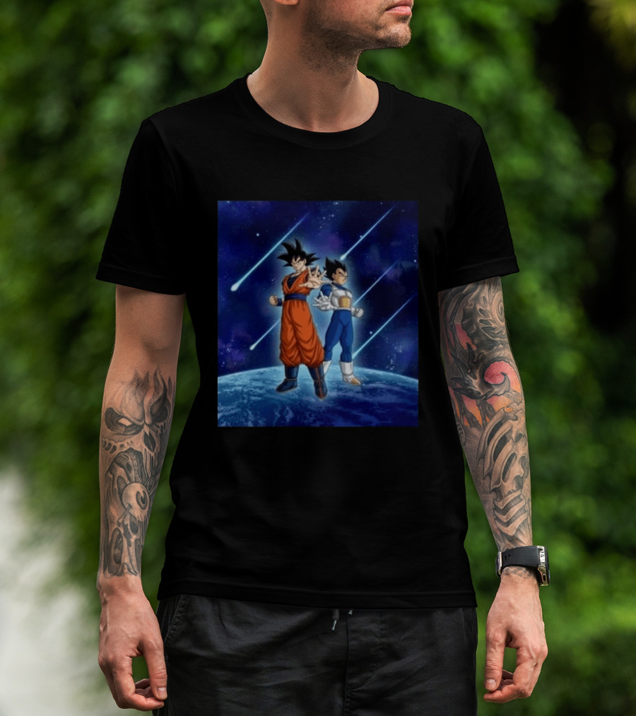 Dragon Ball Games Battle Hour 2026 Dokkan Battle Goku Vegeta Space Adventure T-Shirt