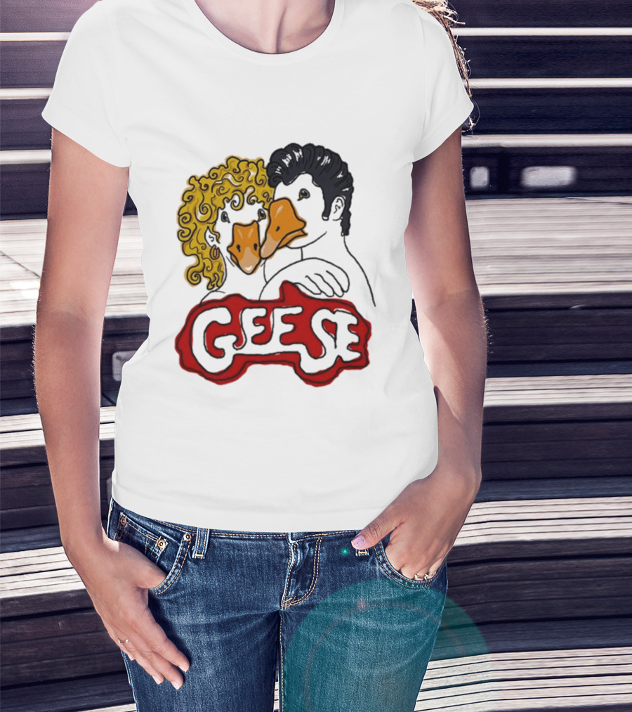 Grease Inspired Lonely Club Geese With Duck Faces T-Shirt
