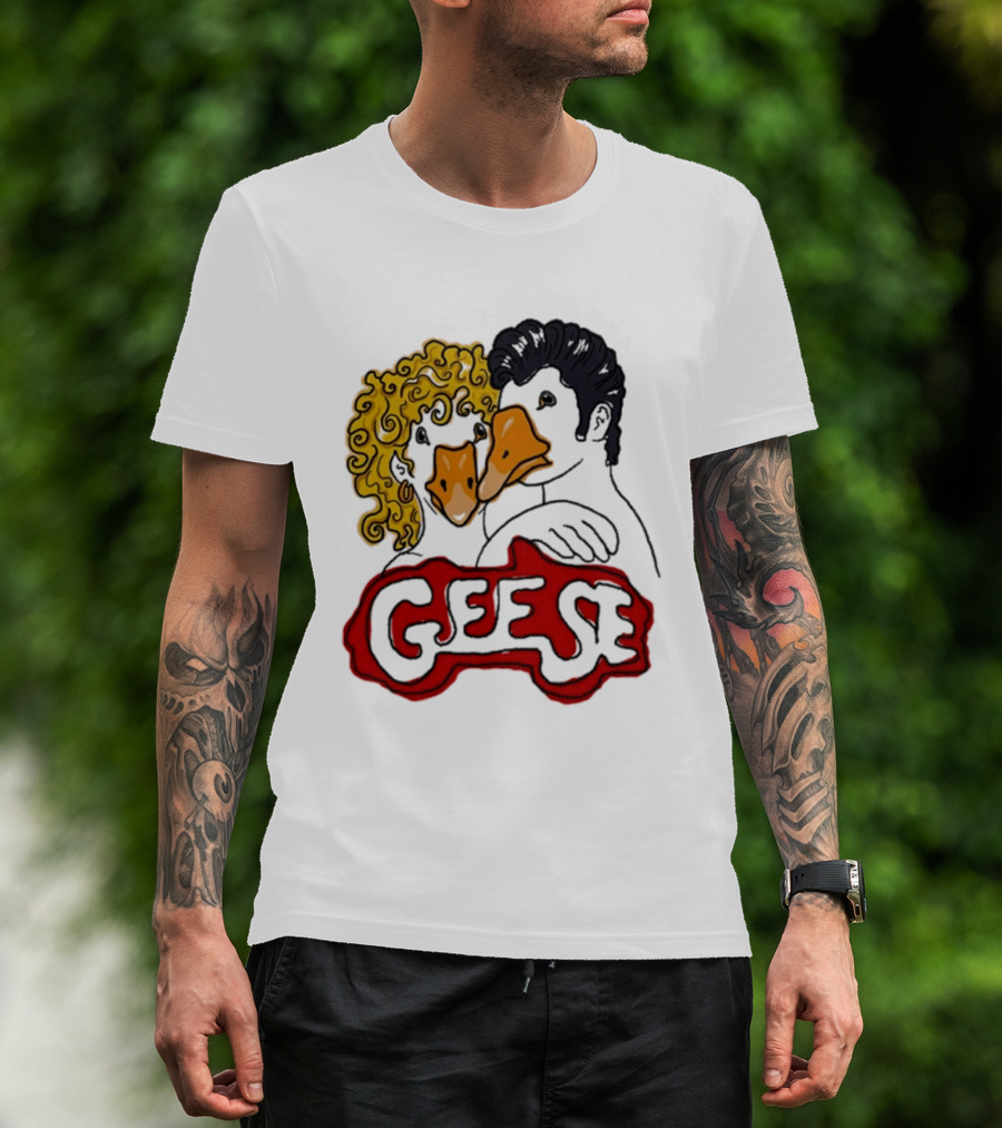 Grease Inspired Lonely Club Geese With Duck Faces T-Shirt