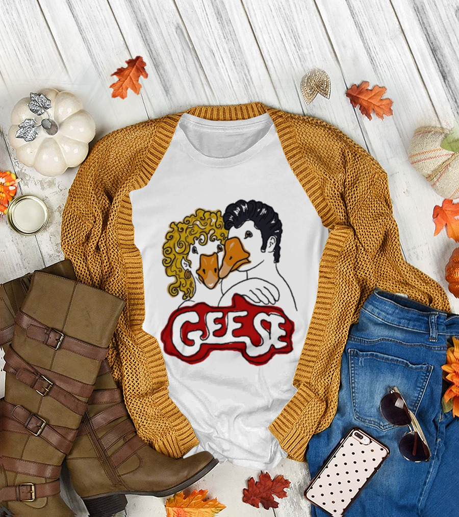 Grease Inspired Lonely Club Geese with Duck Faces T-Shirt