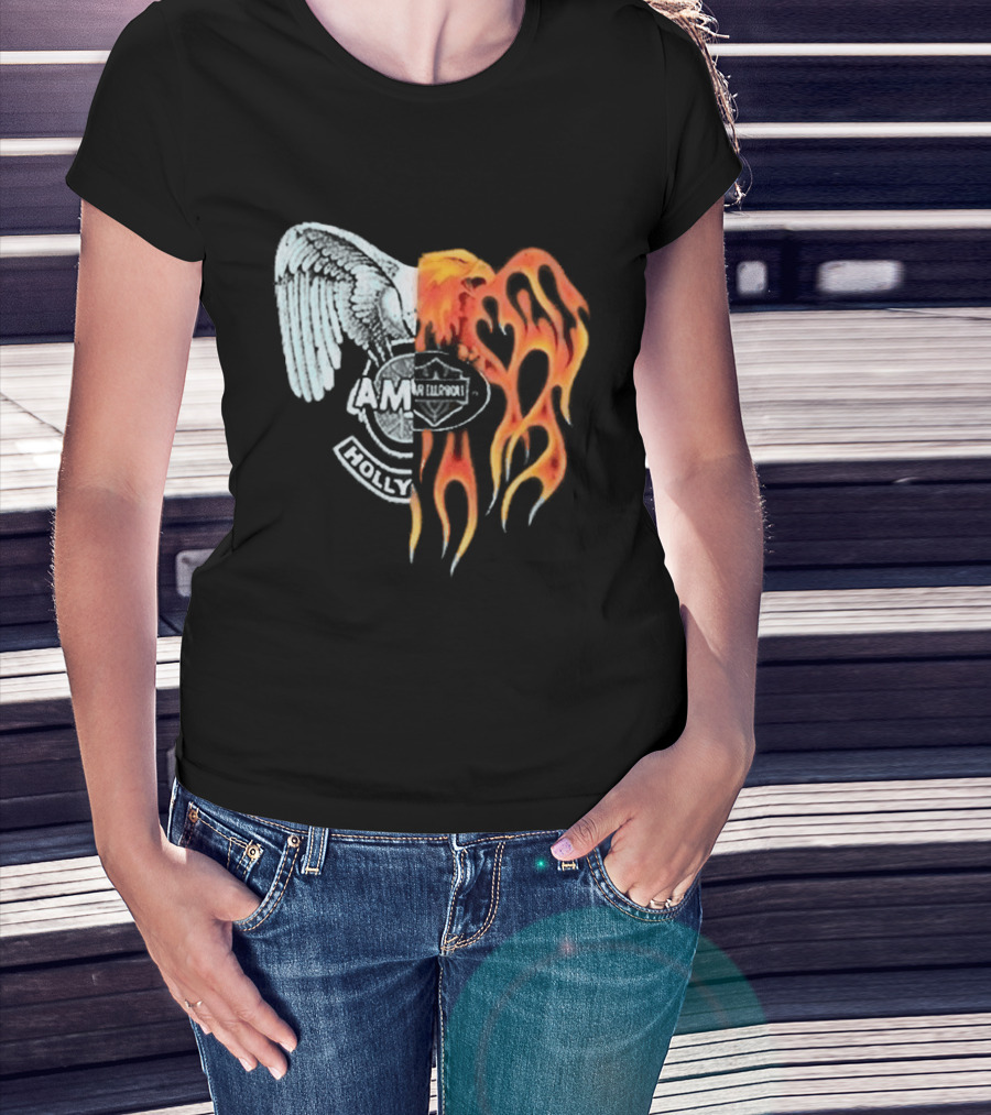 Louis Tomlinson HDWGH Tour Prague Amiri Spliced Angel Flames 2026 T-Shirt