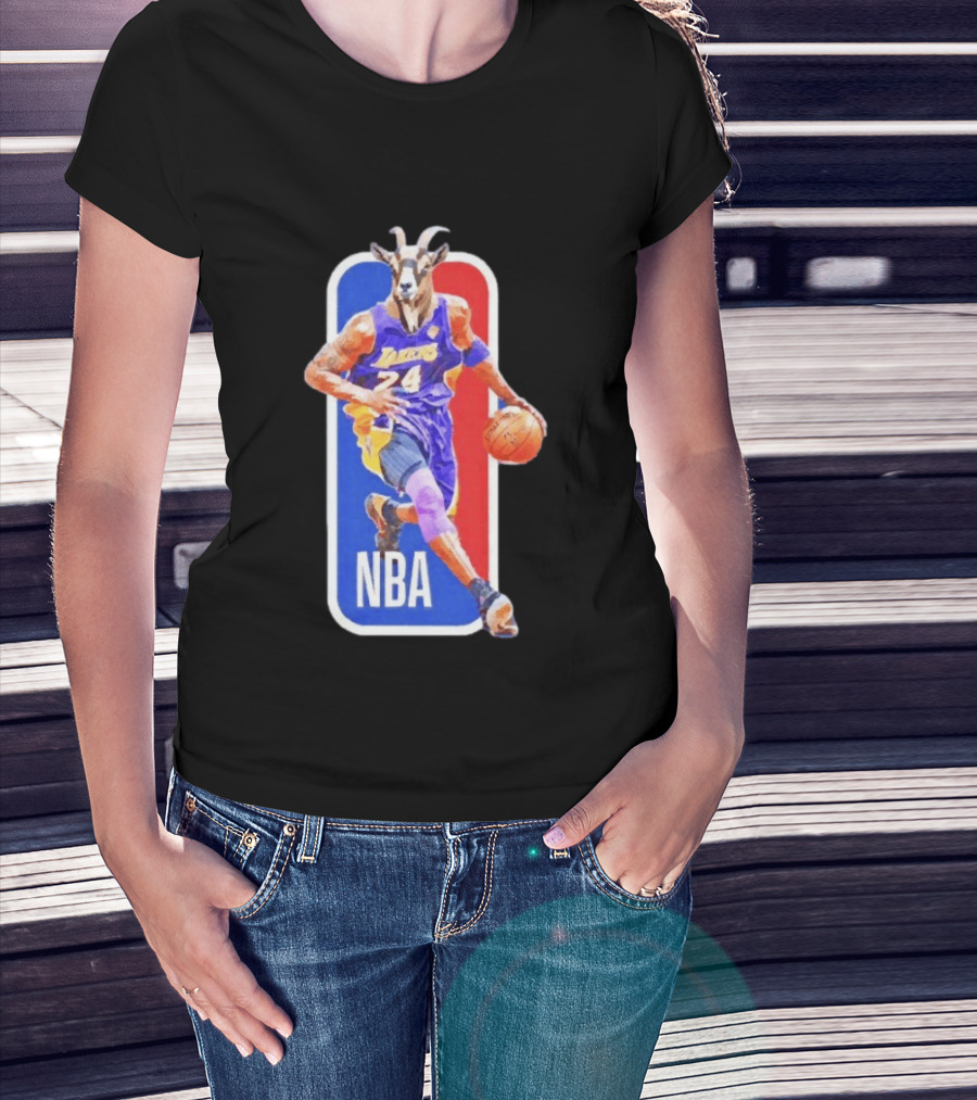 Kobe Bryant Los Angeles Lakers 24 NBA Goat Basketball T-Shirt