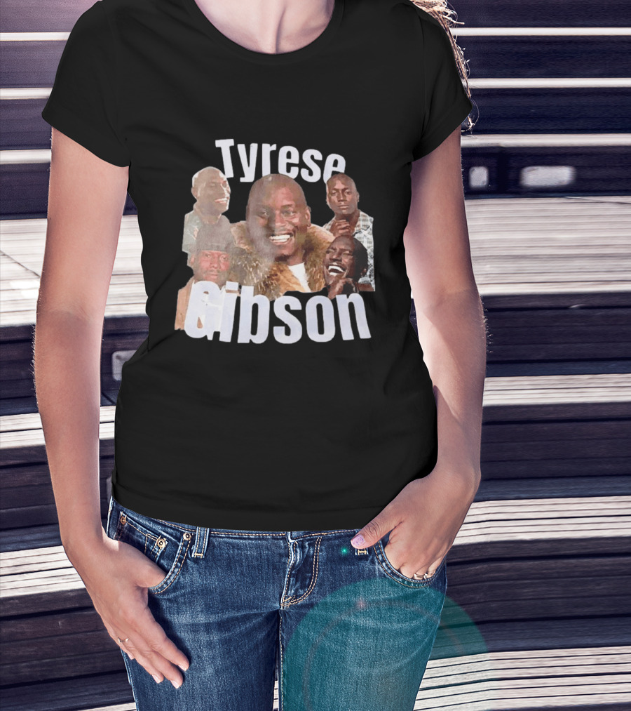 Tyrese Gibson American Ships Free Multiple Expressions T-Shirt