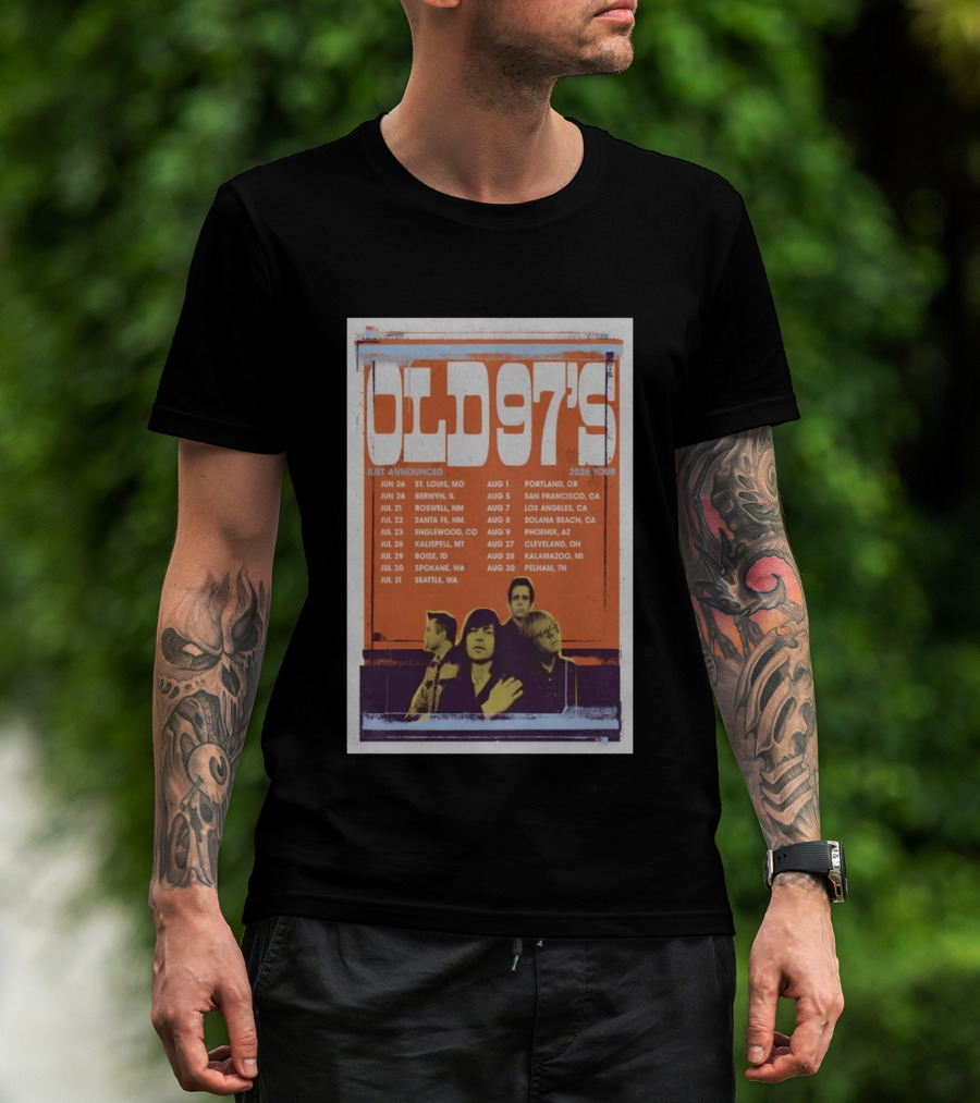 Old 97's 2026 Tour With Summer Concert Dates And Band Members T-Shirt