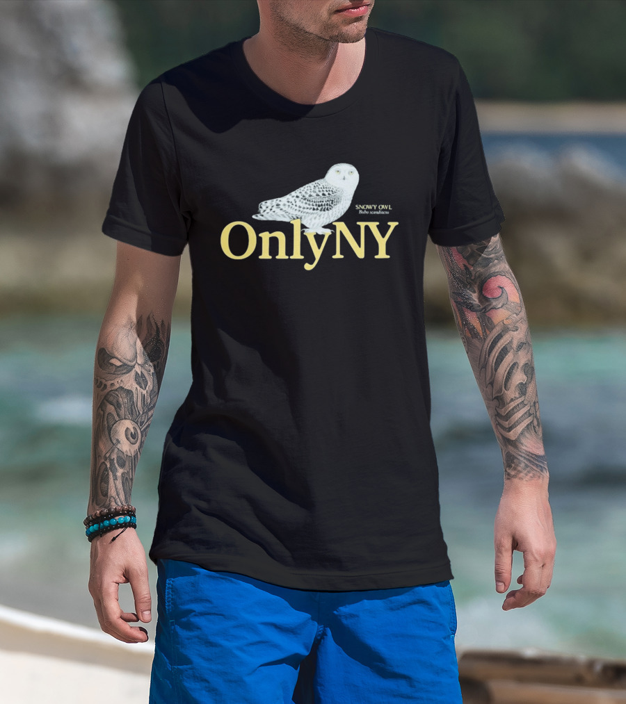 Only NY Snowy Owl Wild Manhattan T-Shirt