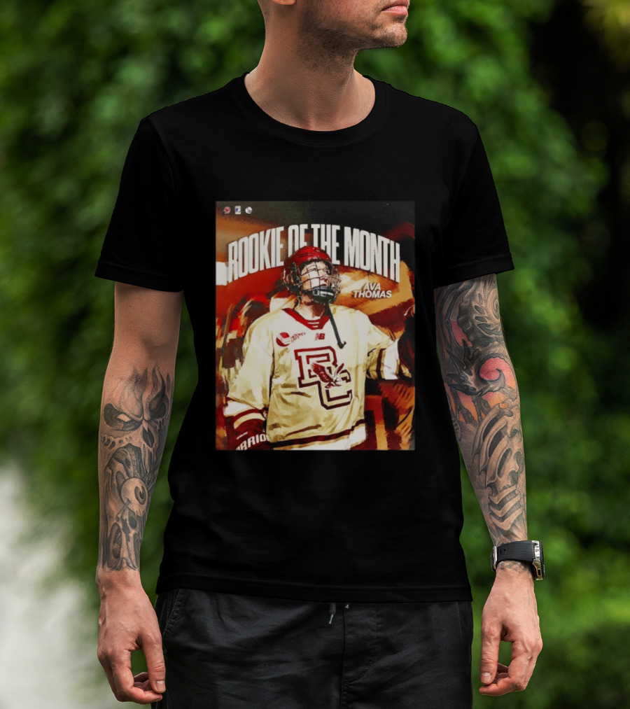 Rookie Of The Month Ava Thomas Boston College Hockey T-Shirt
