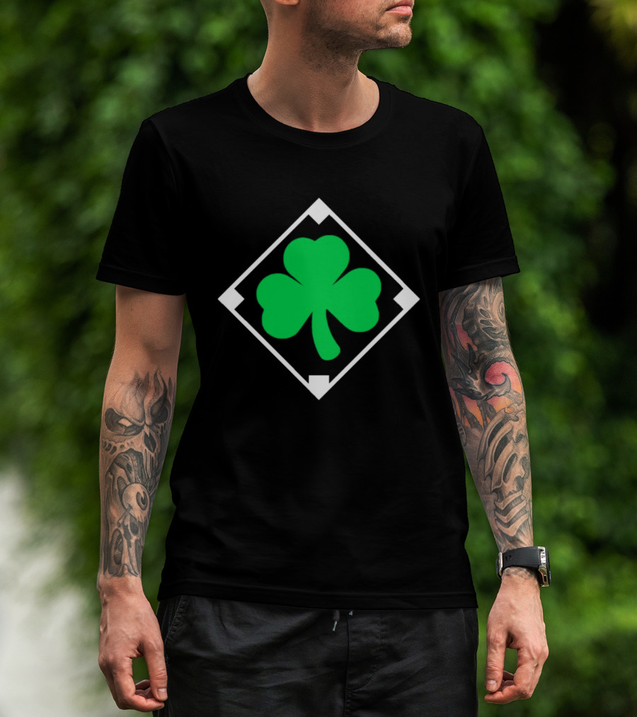 Shamrock Diamond Irish Licensed Clover T-Shirt