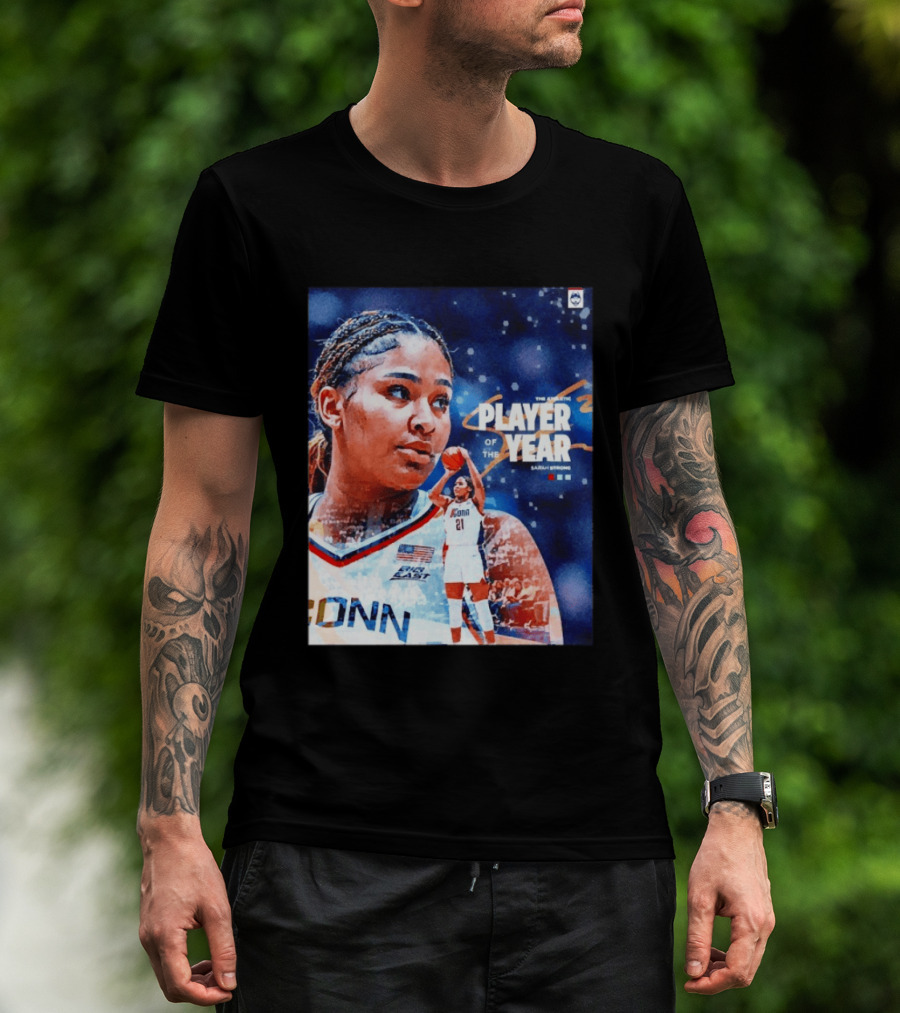 UConn Huskies The Athletic Player Of The Year Sarah Strong T-Shirt
