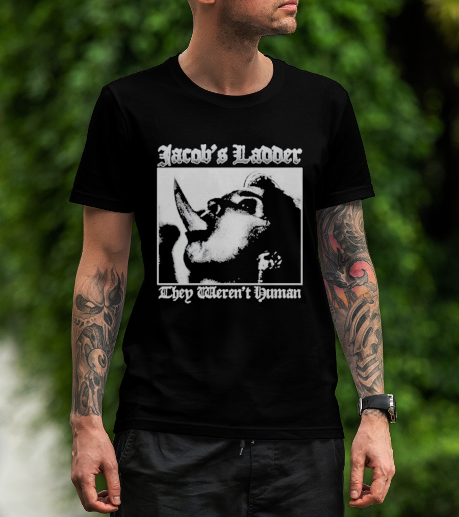 Jacob's Ladder 1990 Cult They Weren't Human Face Montage T-Shirt