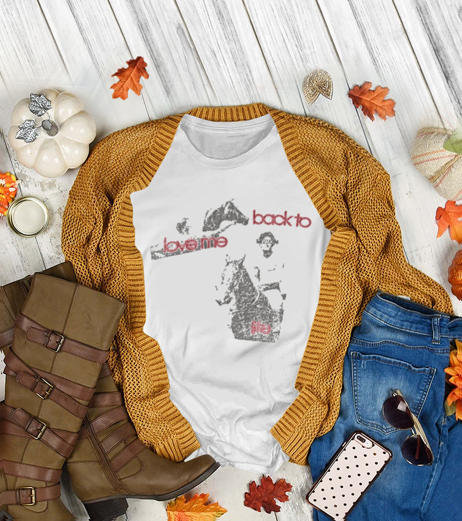 Back to Love Me Horseman Retro Paly Men's Back to Life T-Shirt