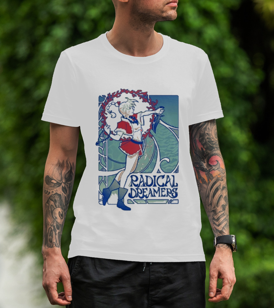 Radical Dreamers Frost Fatales 2026 Anime Girl Art Nouveau T-Shirt