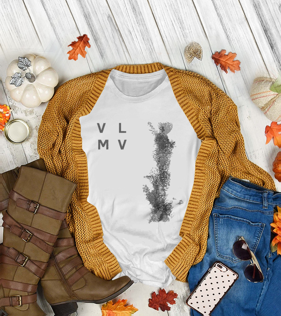 Vlmv There Will Come Soft Rains Abstract Monochrome T-Shirt