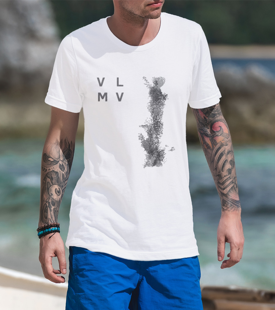 Vlmv There Will Come Soft Rains Abstract Monochrome T-Shirt