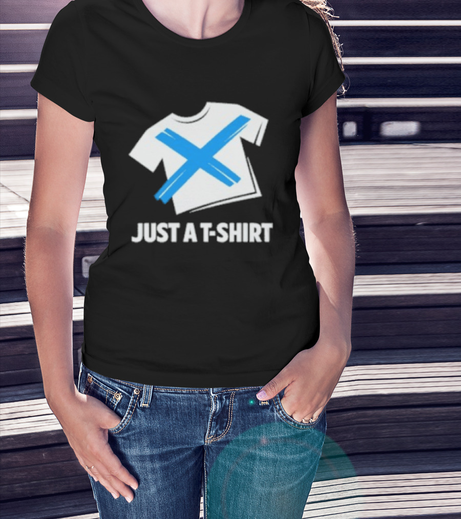 Just A Blue X T-Shirt